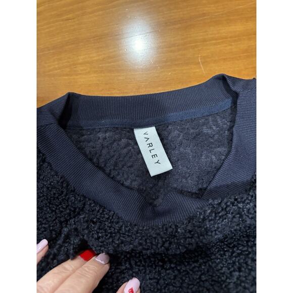 Varley Oakden Side-Zip Sherpa Pullover Oversized Sweatshirt Size XS Women's - Picture 6 of 7